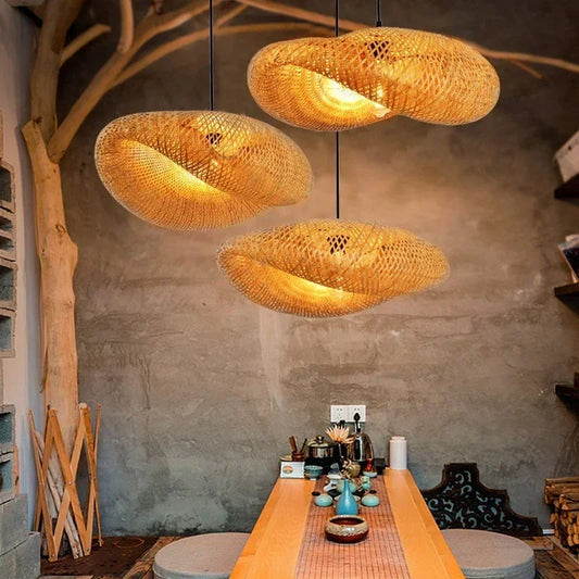 Artistic Bamboo Ceiling Pendant Lamp